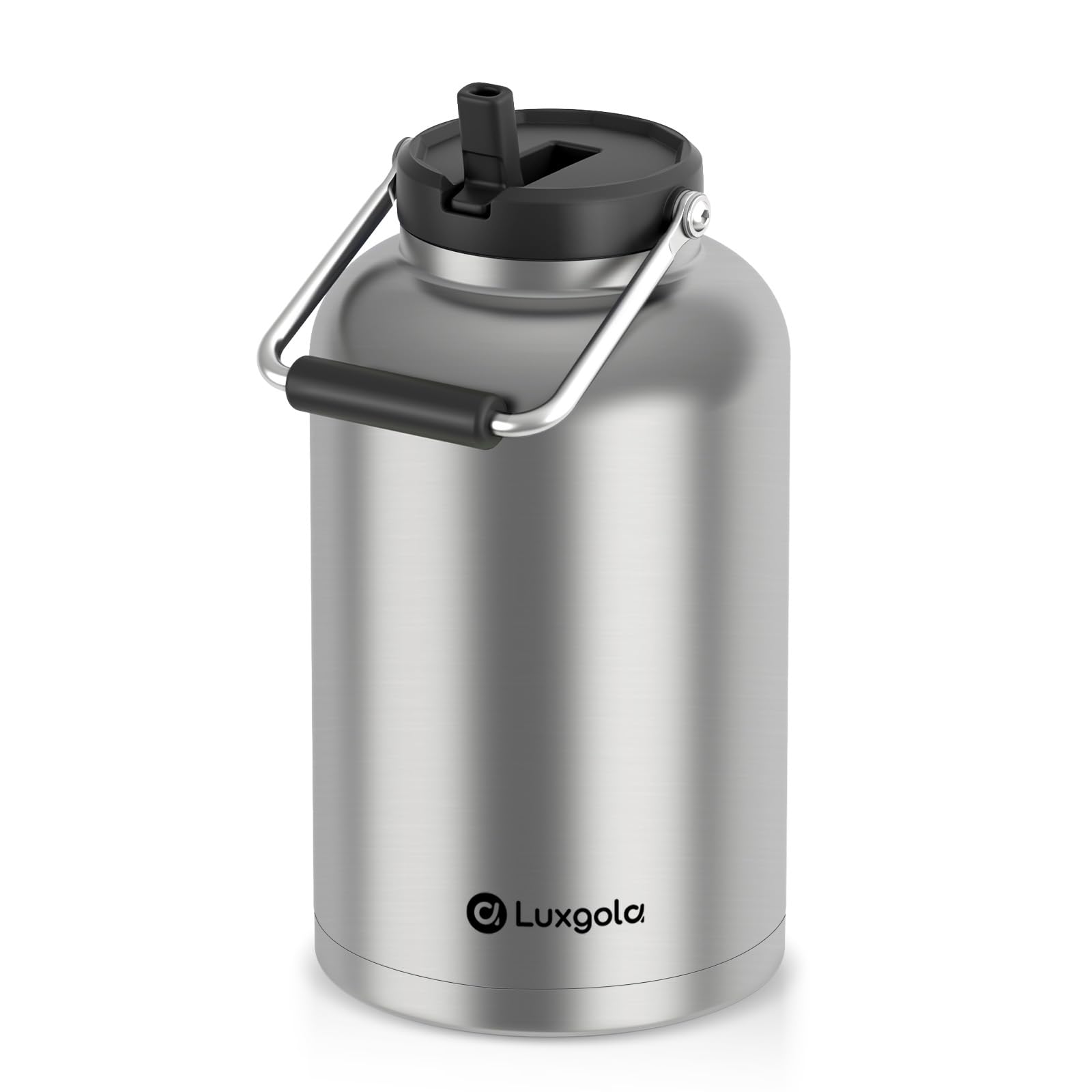 Amazon.com: Luxgola 128 oz Insulated Water Jug with Straw Lid and